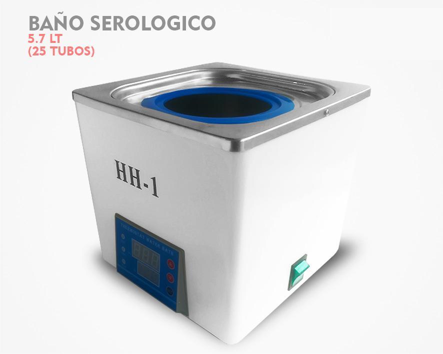 Baño Serológico HH-1 5.7 L – 25 Tubos
