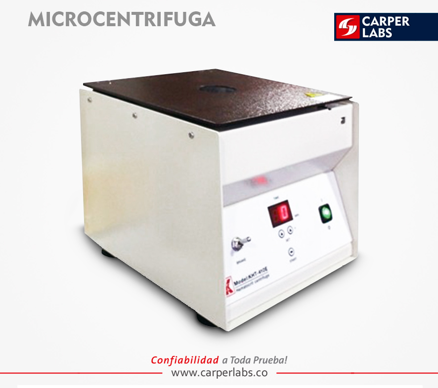 Centrífuga / Microcentrífuga PLC-012E para 12 Tubos y 24 Capilares