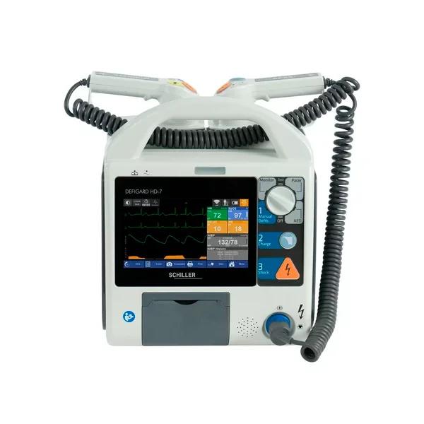 Desfibrilador Monitor Bifásico Schiller DEFIGARD HD-7 con Marcapasos