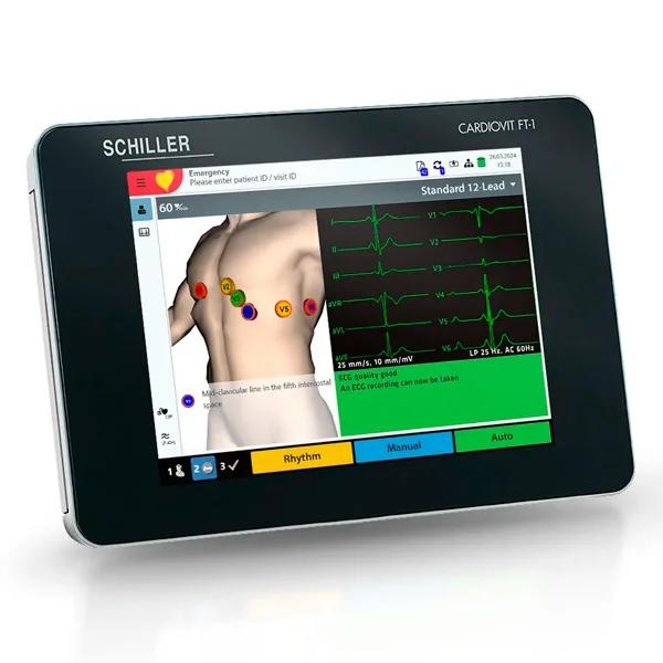 Electrocardiógrafo de 12 Canales Schiller CARDIOVIT FT-1