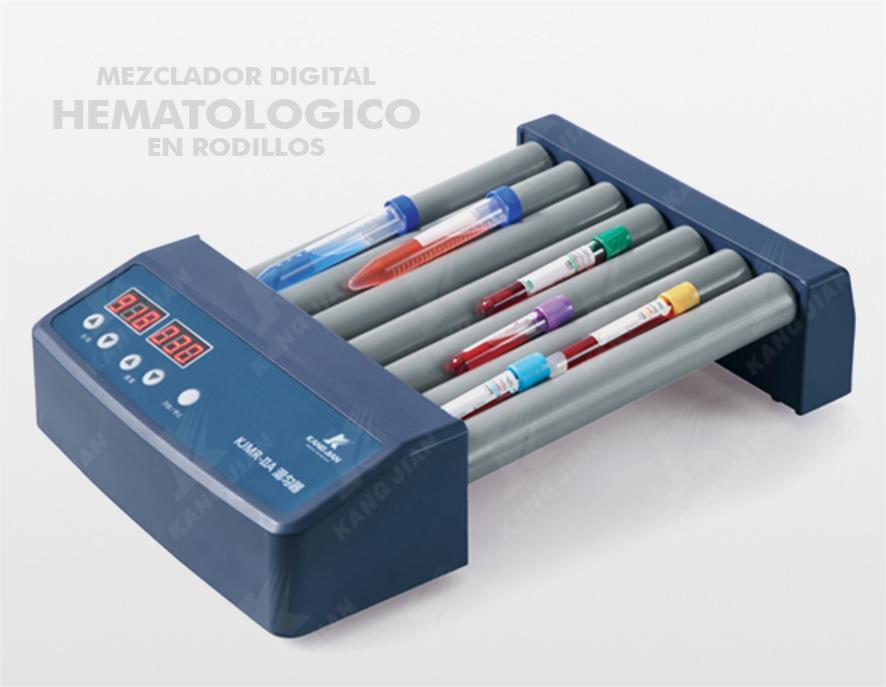 Mezclador Digital Hematológico 7 Rodillos