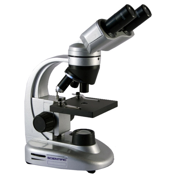 Microscopio Binocular Scientific Silver