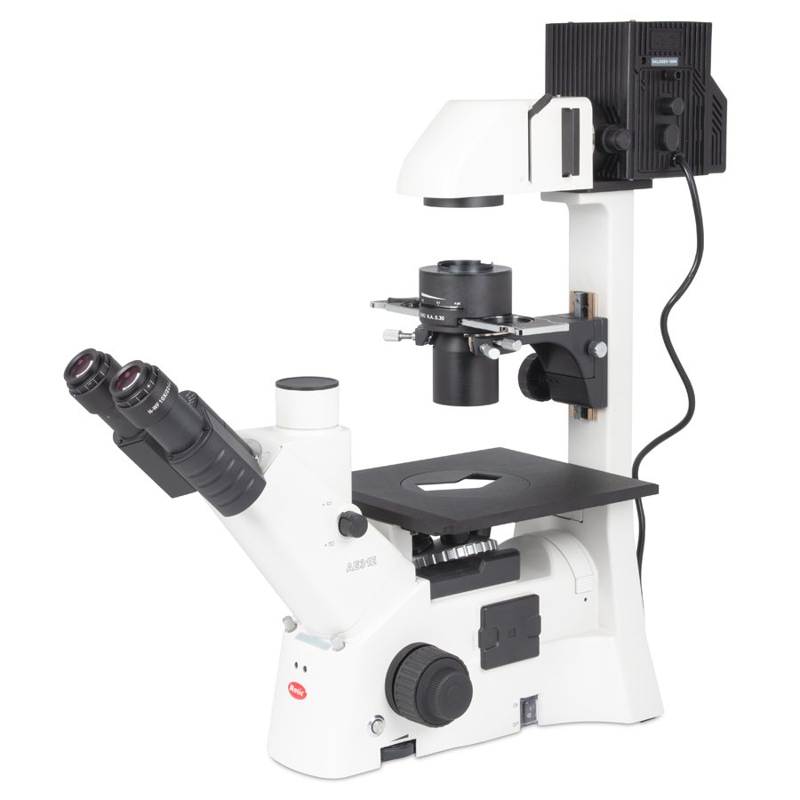 Microscopio Invertido de Investigación Trinocular Motic AE 31E