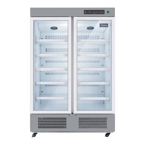 Refrigerador Midea MC-4L1005 con Puertas de Vidrio