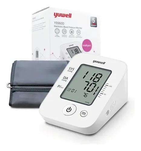 Tensiómetro Digital de Brazo Yuwell YE660D con Voz, Memoria y Detección de Latidos Irregulares
